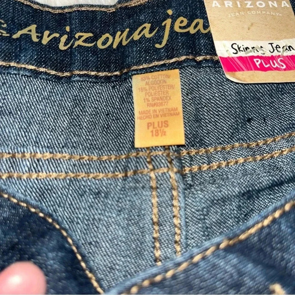 NWT-Arizona skinny jean plus 18.5 - Picture 5 of 7